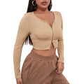 Women's cotton crew neck short sleeve T shirt front view