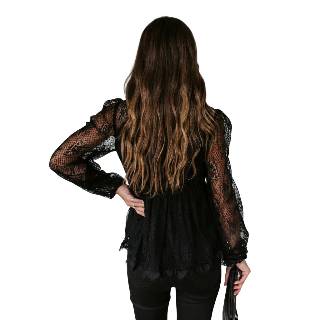 Elegant lace blouse for women