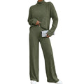 Women's casual gray knitwear two piece outfit