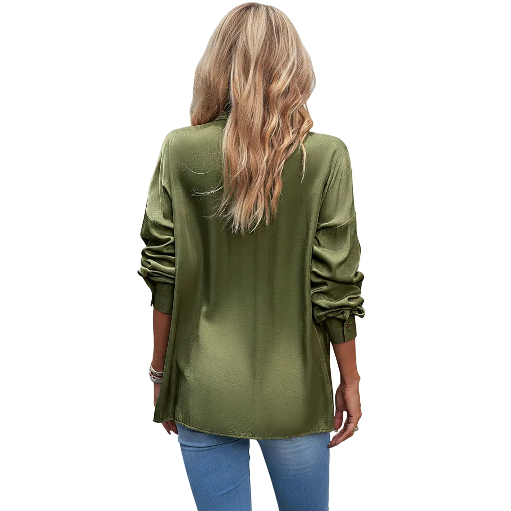 Women's lightweight polyester blouse