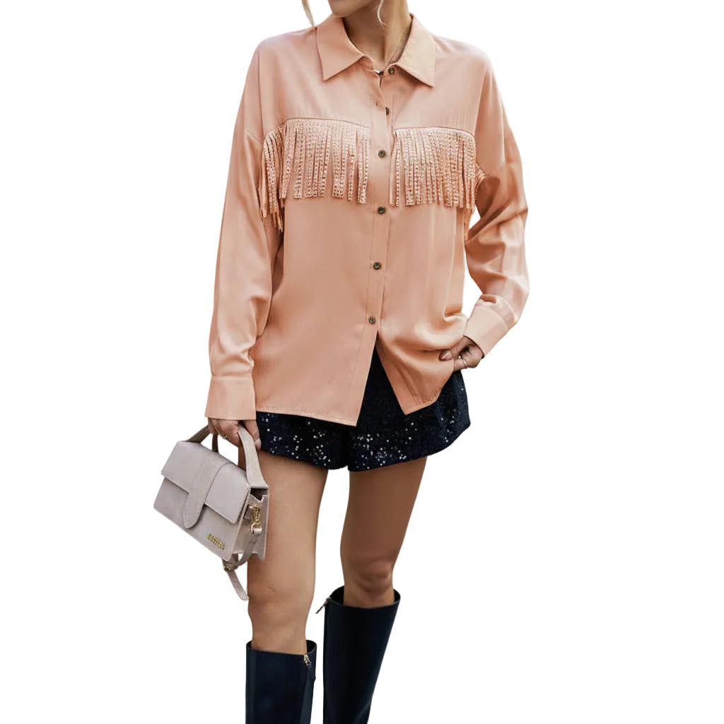 Women's modern cardigan style blouse