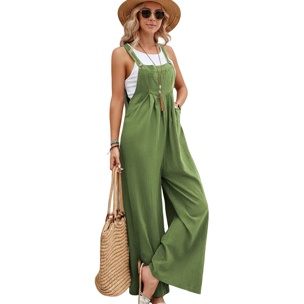 Women's relaxed fit bib overalls