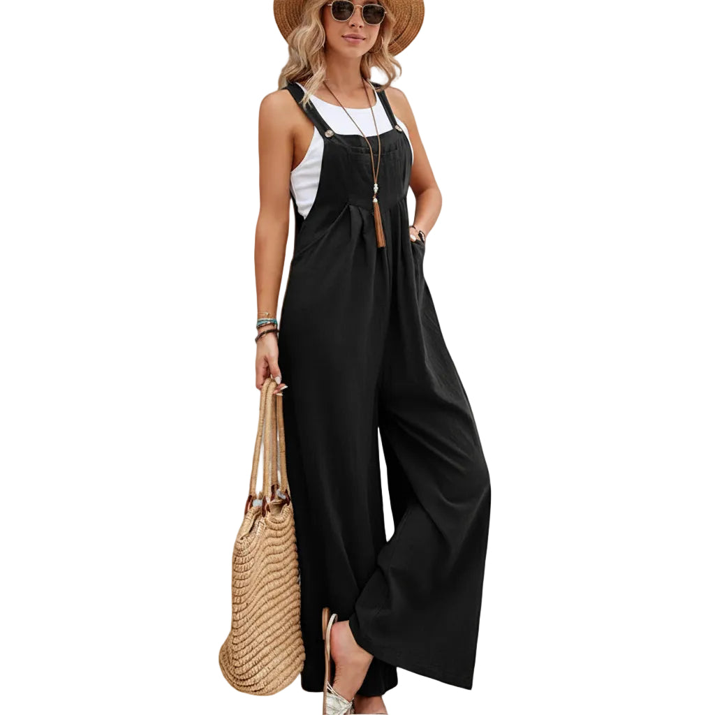 Women's vintage style casual overalls